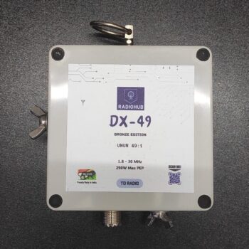 DX-49 49:1 UNUN for EFHW Antenna | 1.8-30 MHz | 250W PEP