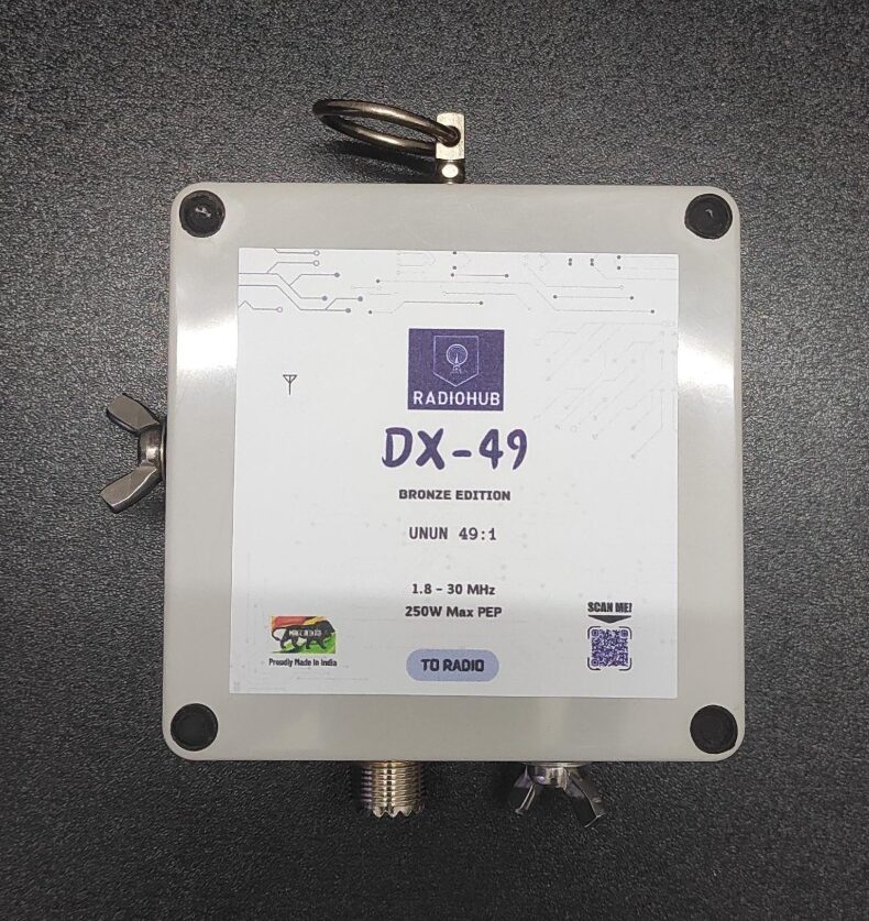 DX-49 49:1 UNUN for EFHW Antenna | 1.8-30 MHz | 250W PEP