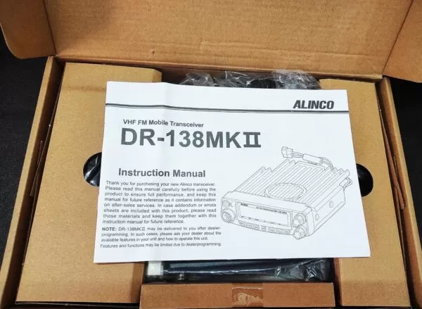 Alinco DR-138 MKII VHF Mobile Radio 136-174 MHz - Image 2