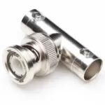 BNC male to BNC female TEE type