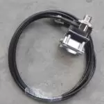 CAR CLAMP WITH 3 meter RG58 CU cable with UHF MALE