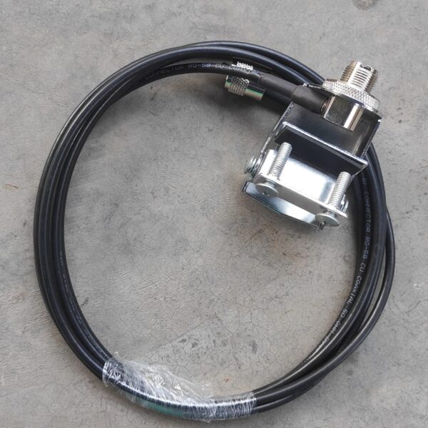 CAR CLAMP WITH 3 meter RG58 CU cable with UHF MALE