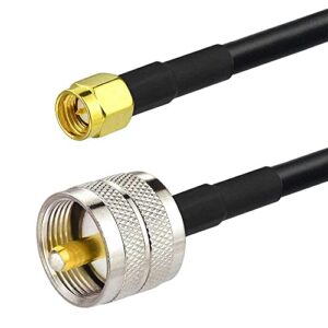Patch cable (30cm) SMA male to UHF male