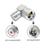 PL259 to SO239 Angel Connector