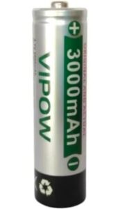 VIPOW Lithium Iron Batterie orang 18650/3300aMh