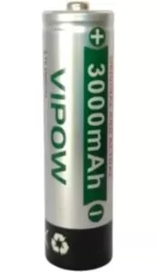 VIPOW Lithium Iron Batterie orang 18650/3300aMh