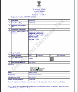 GST certificate