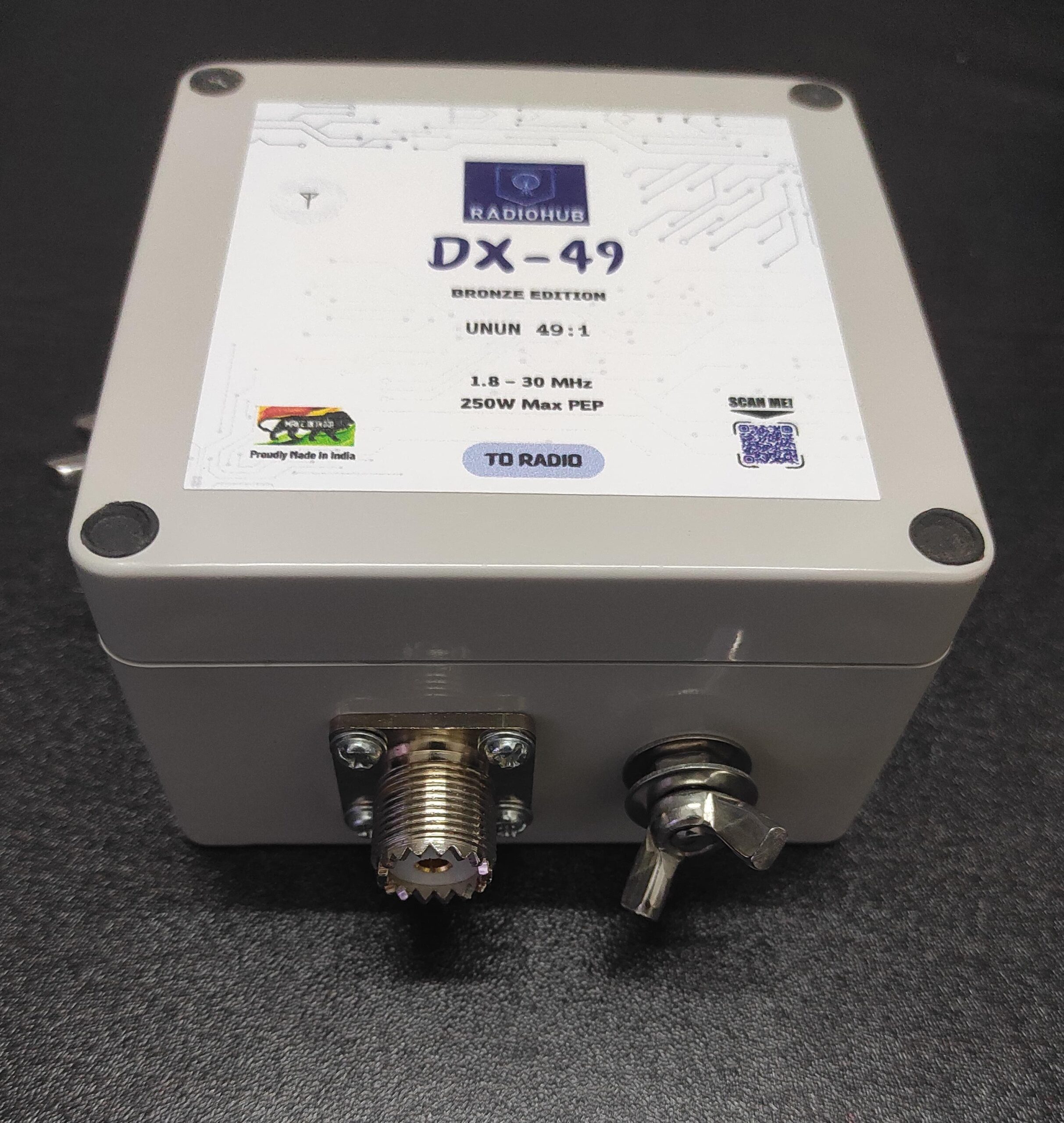 DX-49 49:1 UNUN for EFHW Antenna | 1.8-30 MHz | 250W PEP - Image 2