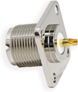 SO239 UHF connector 4 Hole Type - Image 3