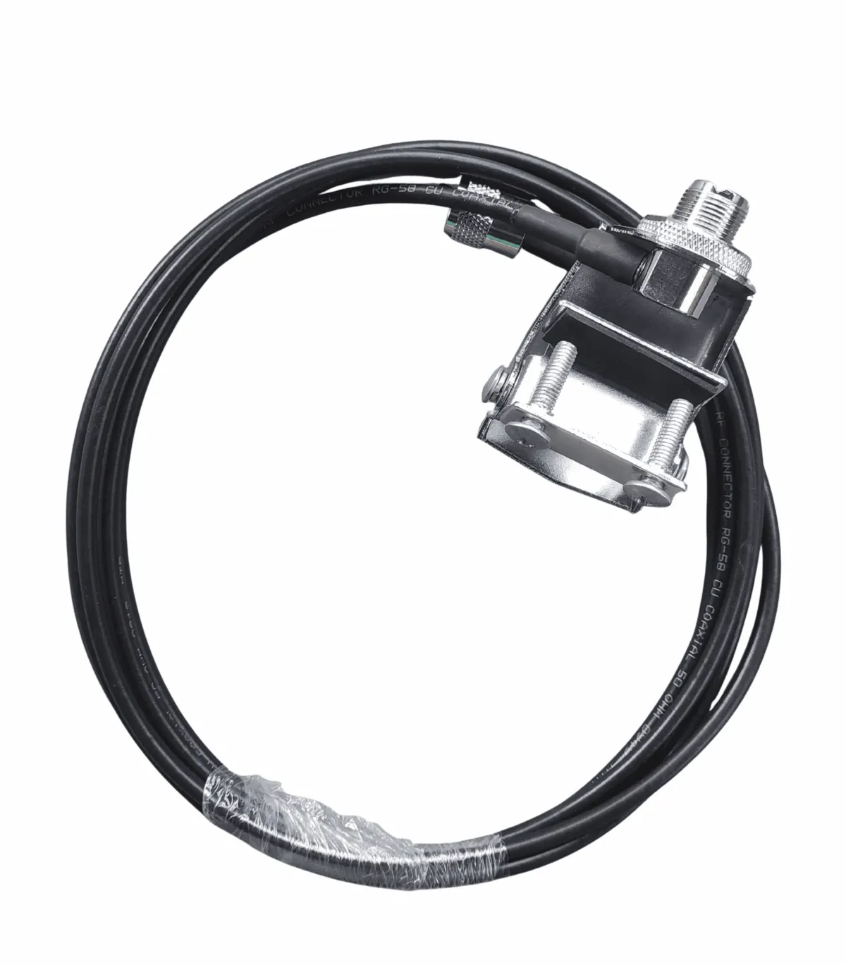 CAR CLAMP WITH 3 meter RG58 CU cable with UHF MALE - Image 2