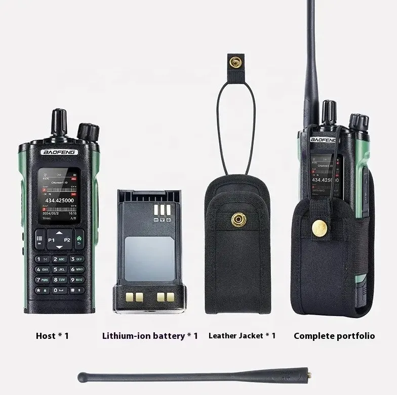 Baofeng UV-32 Multi band AM FM UHF VHF 10W GPS One-Click Frequency Long Range Bluetooth APP read-write frequency - Image 2