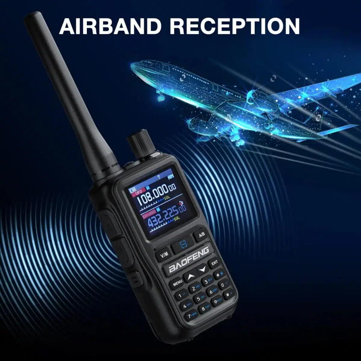 UV-5R Mini 5W Dual Band Radio with Airband AM Rx - Image 8