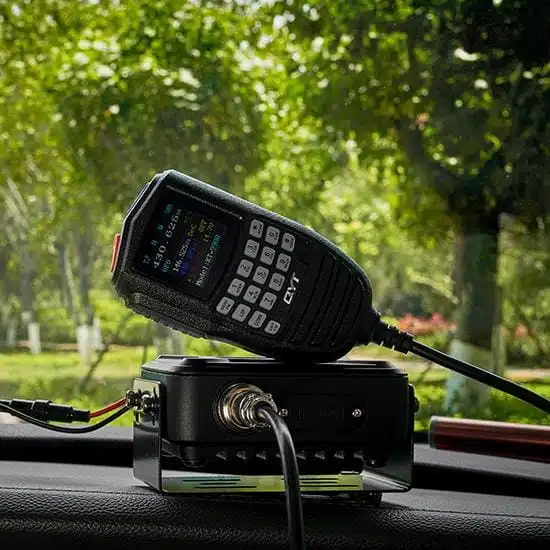 QYT KT-9900 mini 25w color screen microphone mobile radio, Ham radio - Image 2