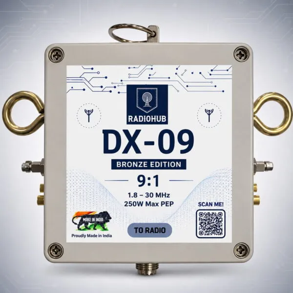 RADIOHUB 9:1 Antenna Matching Transformer 1.8-30MHz