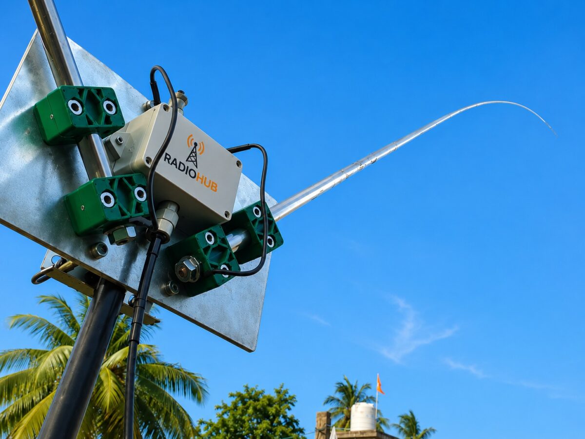 RADIOHUB RH-MB6 Portable Multiband HF Horn Antenna | 20M-17M-15M-12M-10M-6M | 250W | Telescopic Whip | Field Operation Antenna - Image 4