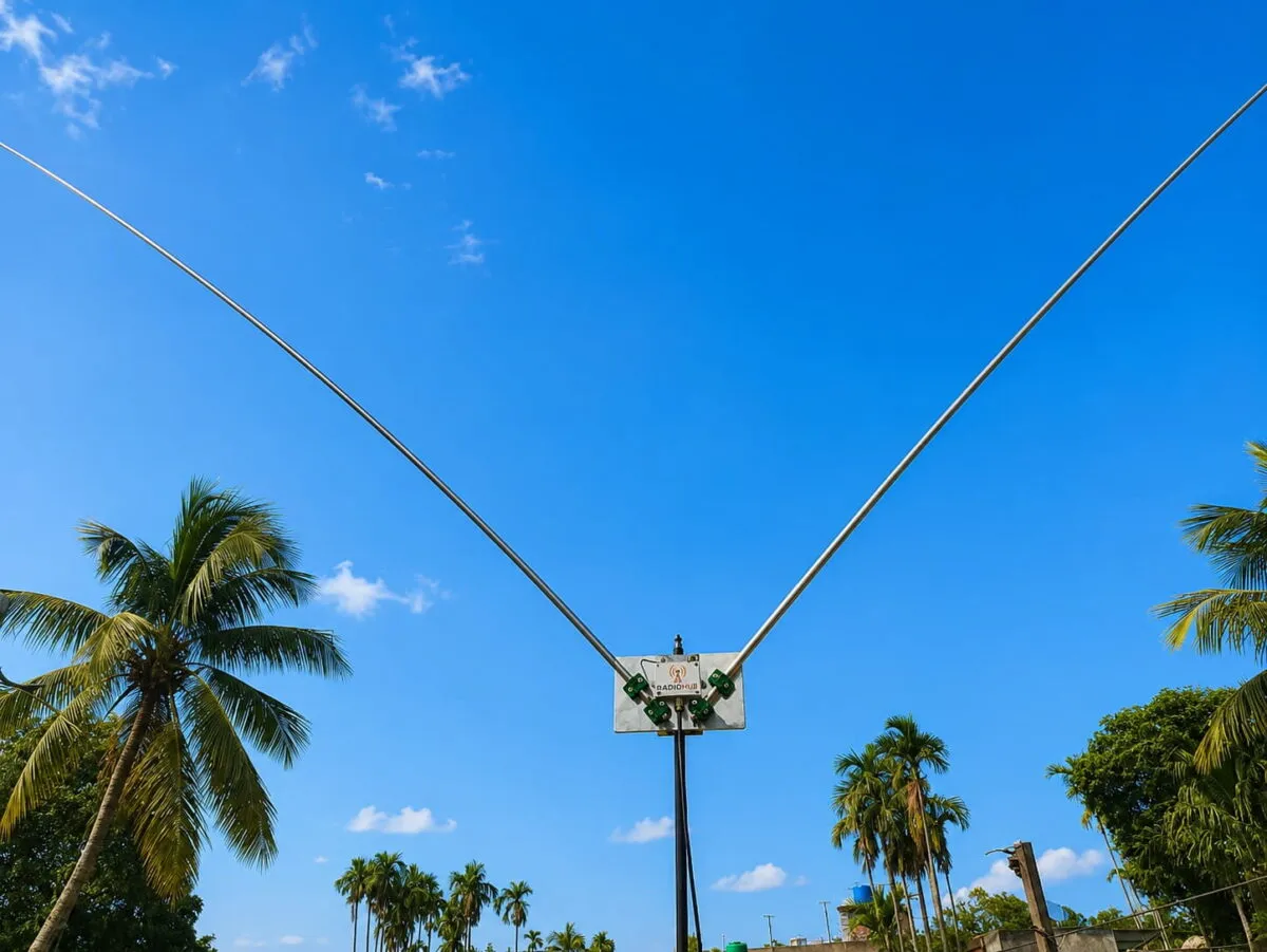 RADIOHUB RH-MB6 Portable Multiband HF Horn Antenna | 20M-17M-15M-12M-10M-6M | 250W | Telescopic Whip | Field Operation Antenna - Image 3