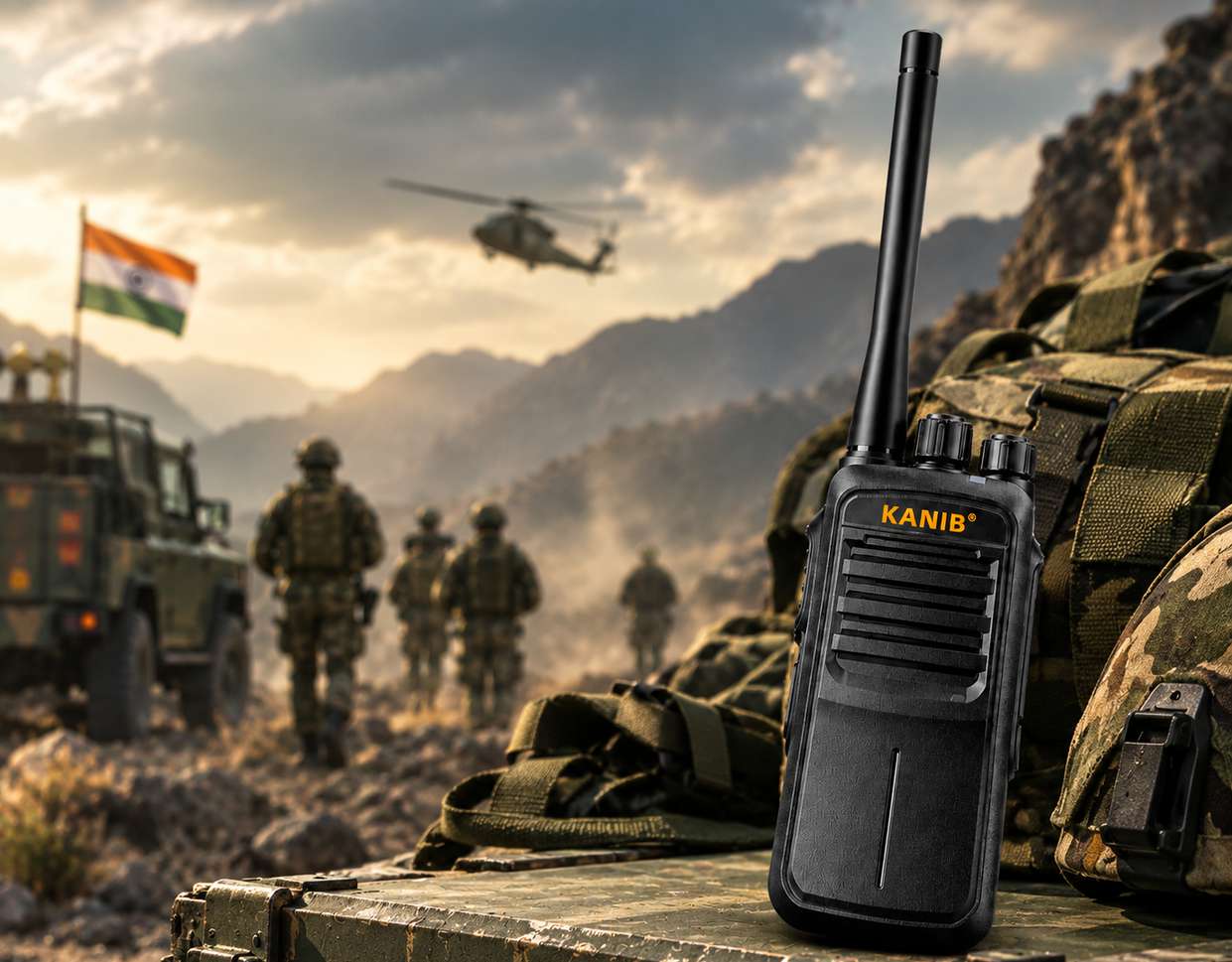 KANIB KT-360 Military Grade License Free Walkie Talkie